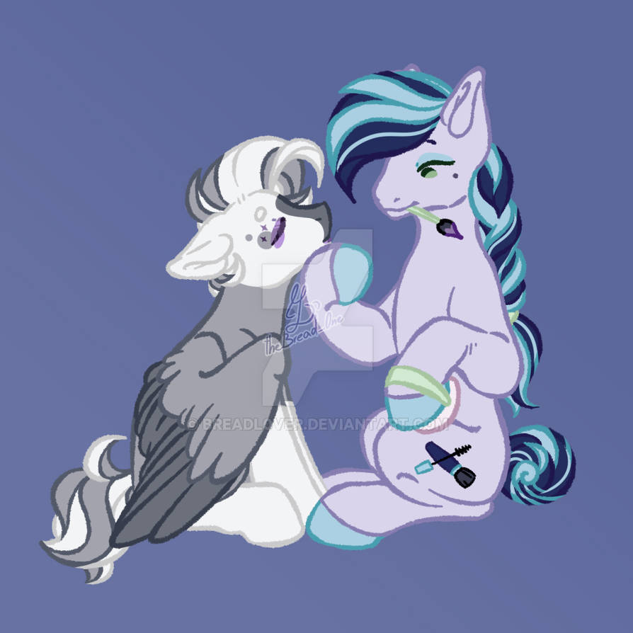 Moon Shadow and Shinebright | MLP OCs by BreadL0ver on DeviantArt