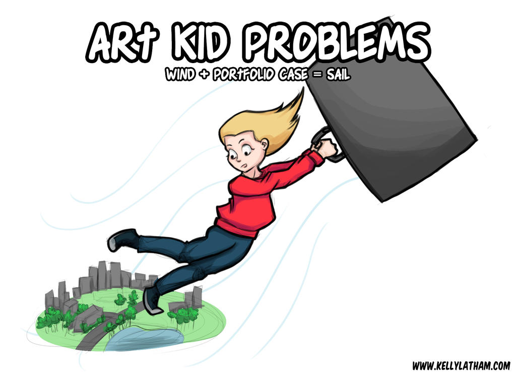 Wind Comic Problem Solution Art Kid Problems, Wind + Portfolio Case = Sail by SleepyHeadKL on ...
