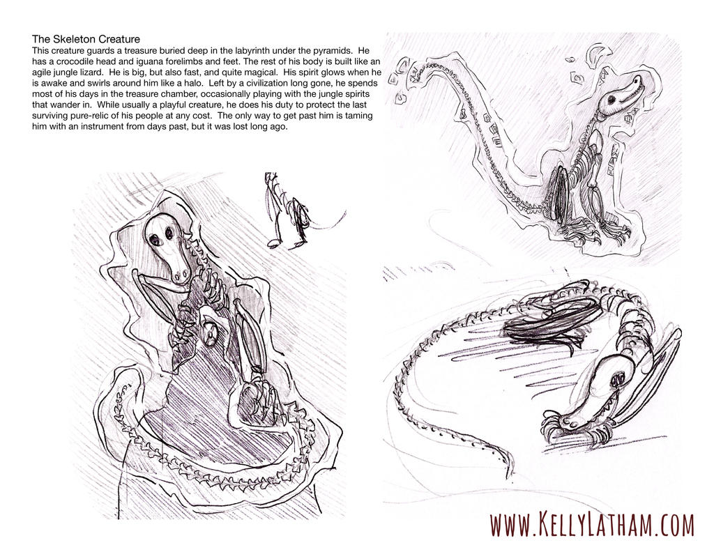 Skeleton Creature, Pt 2 by SleepyHeadKL on DeviantArt