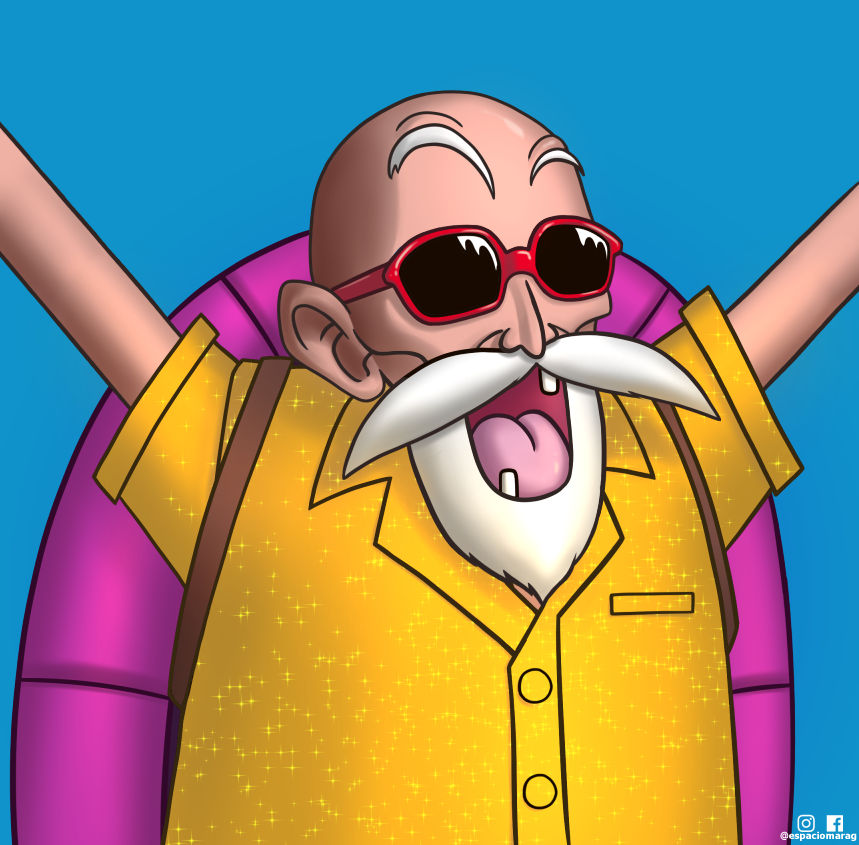 Maestro Roshi V Maestro Roshi Retrato by omar-aguilar on DeviantArt