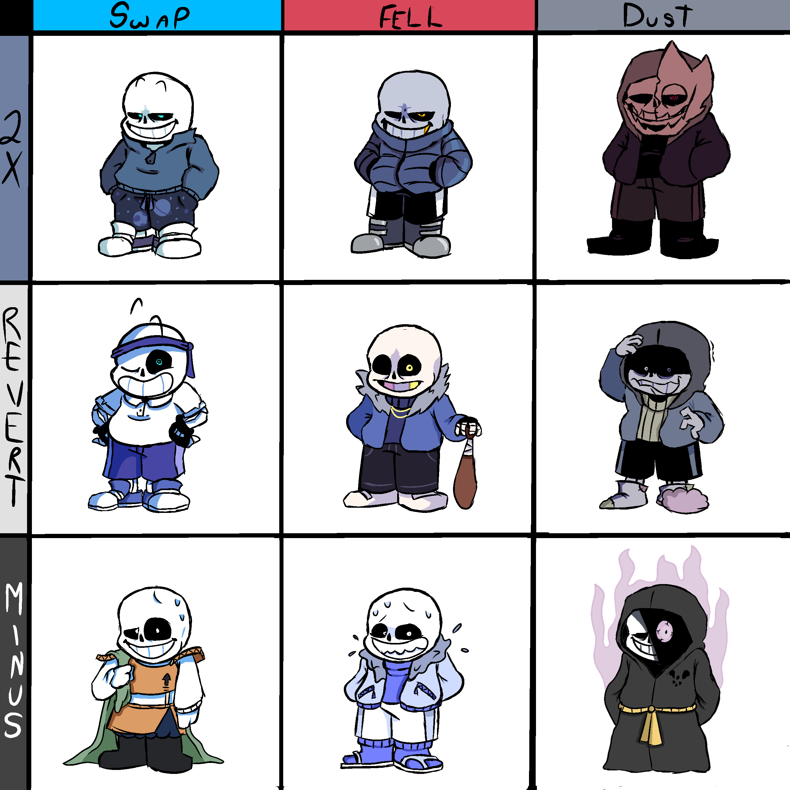 Sans AU's in the style of last breath : r/Undertale