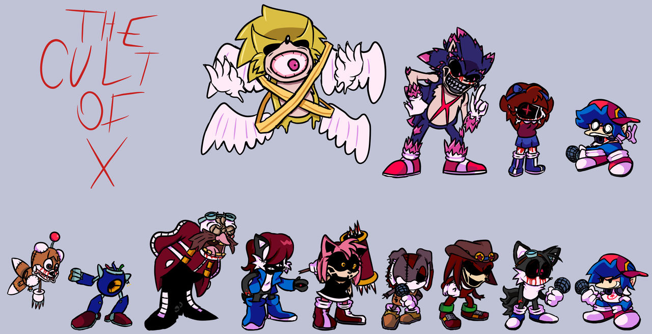 Amy Over Sonic.EXE Pixel Sprite [Friday Night Funkin'] [Mods]