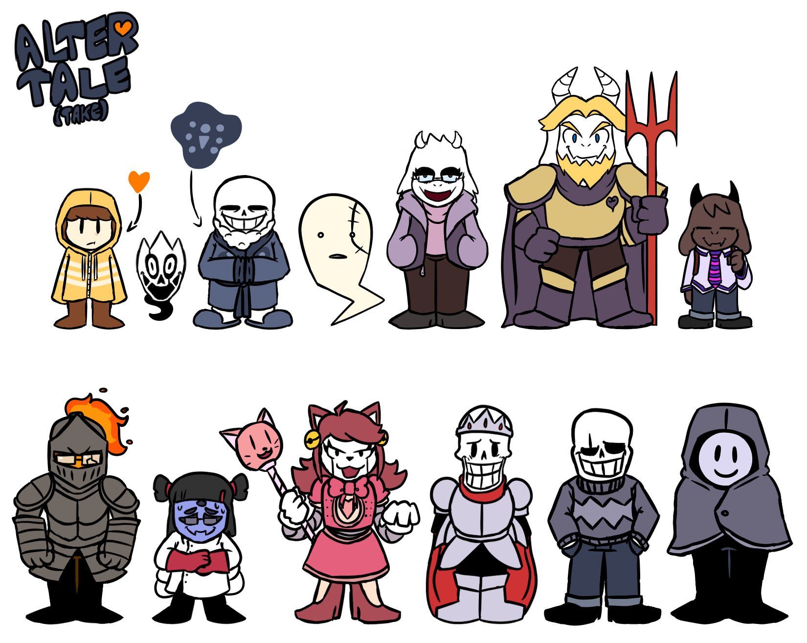 Which Undertale AU Sans are you? (Main AUs) - The Overly