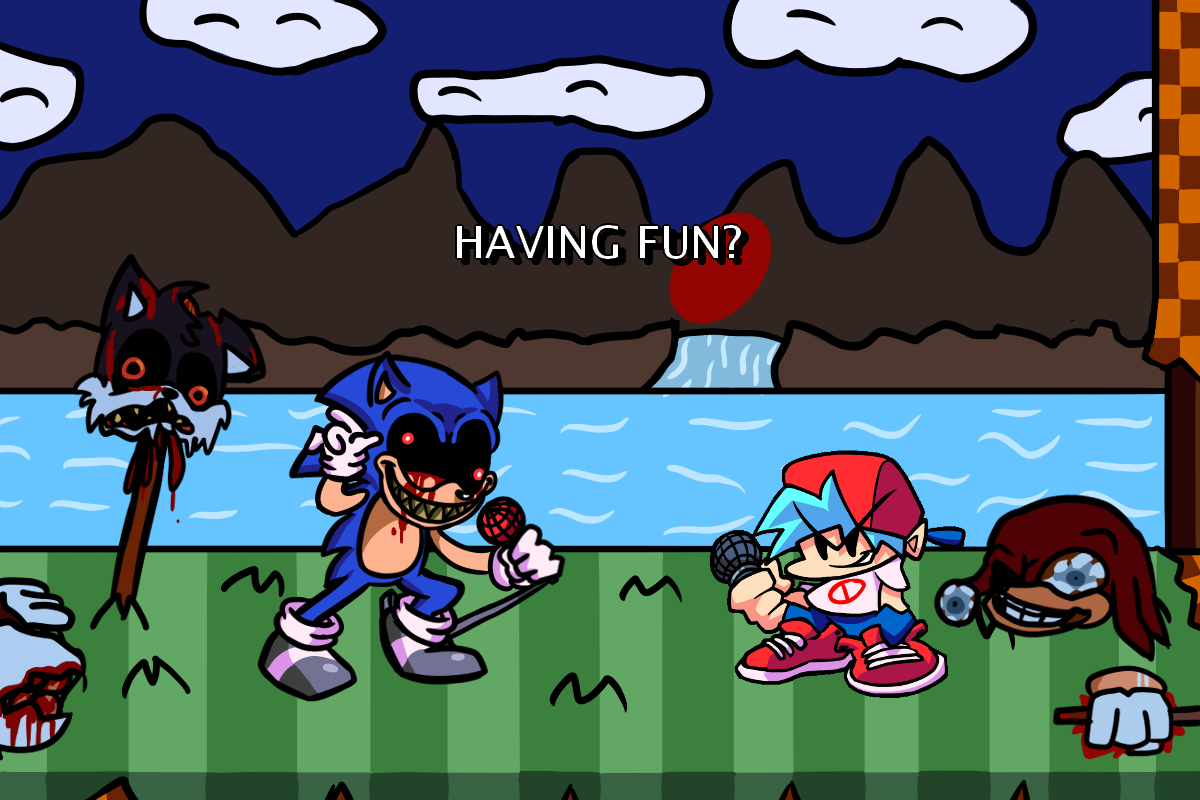 Funni Purpl Shad on Game Jolt: Sonic.exe 2011 pixel art (!don't