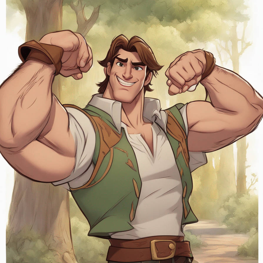 Muscular Adventure Rider Muscular Flynn rider by riccabarsa163 on DeviantArt