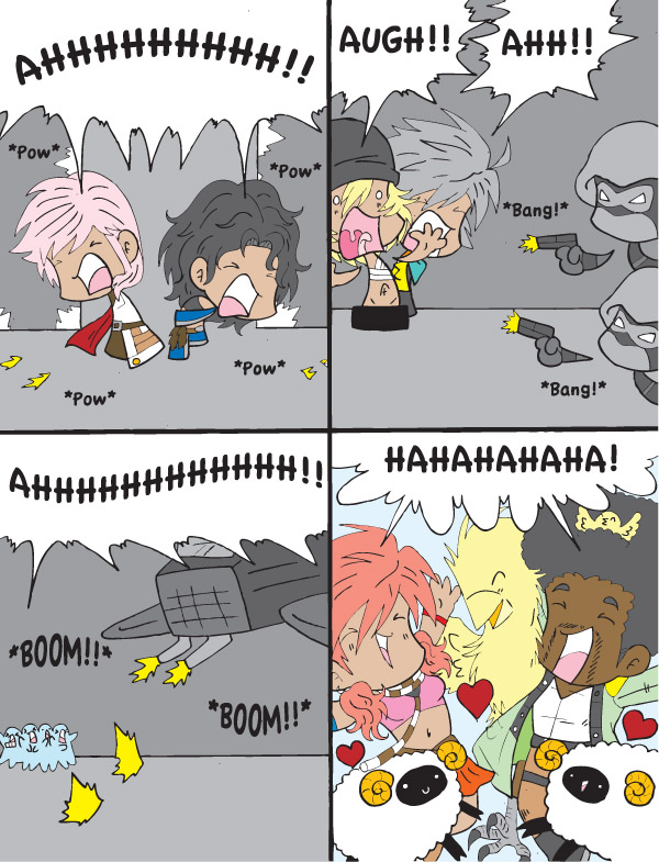 FF 13 Comic 32: TeamA vs TeamB