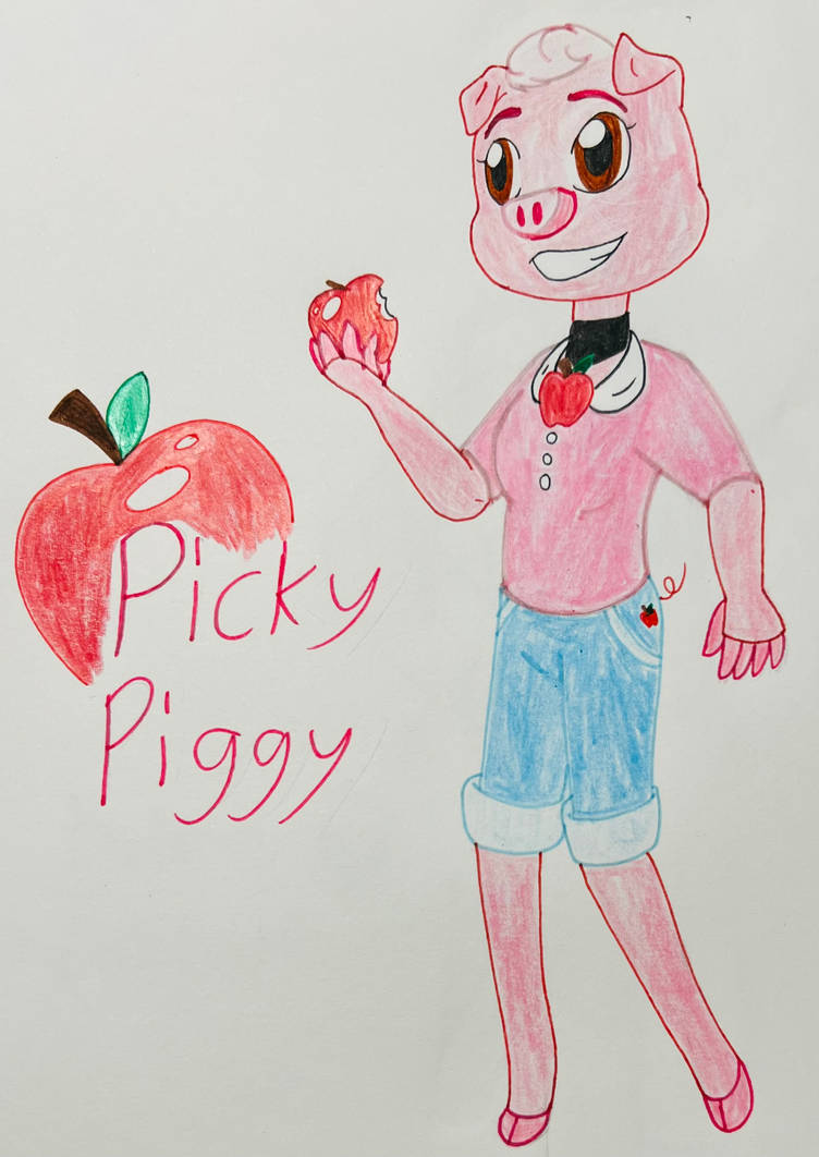 Picky Piggy by willowmoon239 on DeviantArt