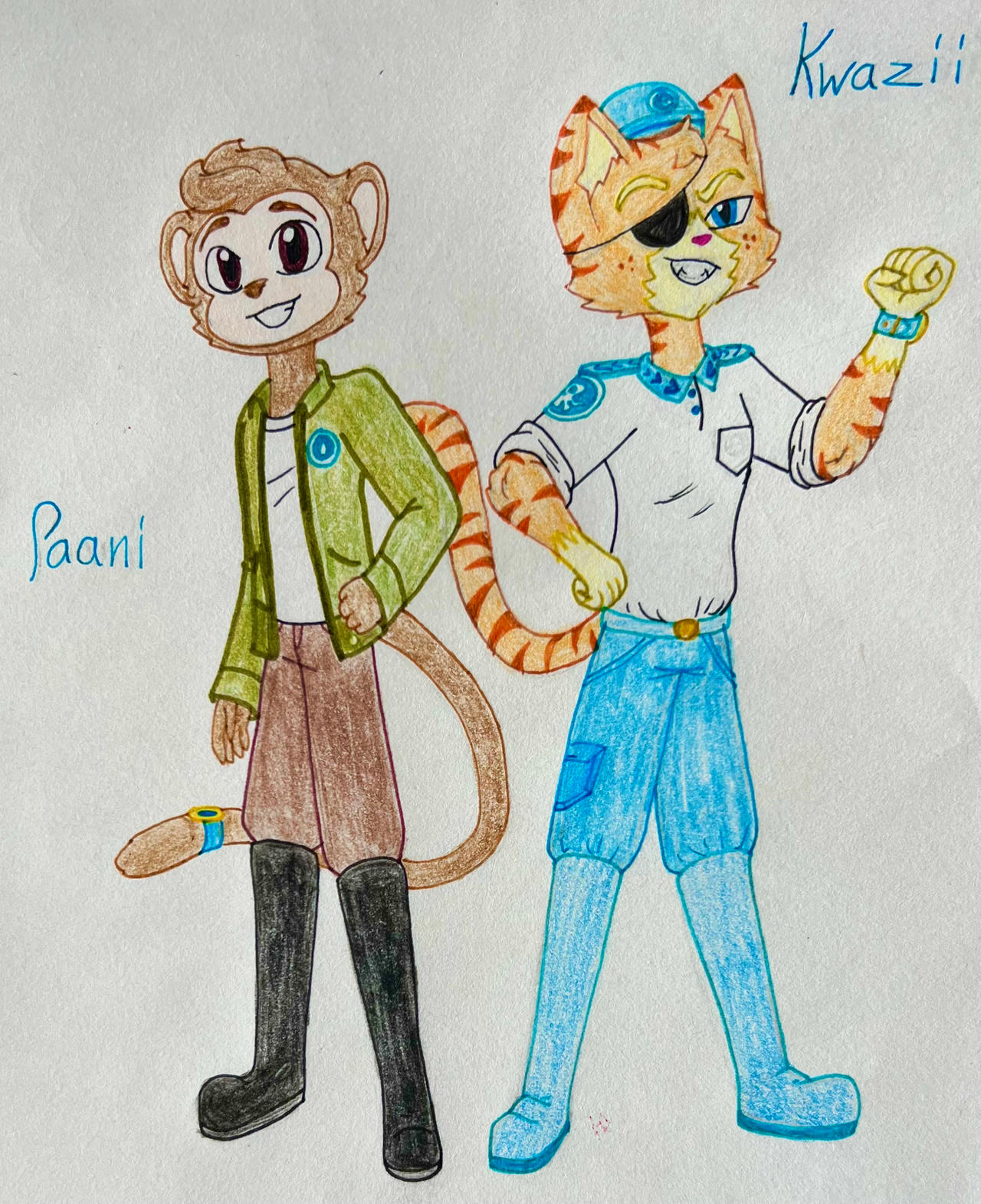 Paani and Kwazii by willowmoon239 on DeviantArt