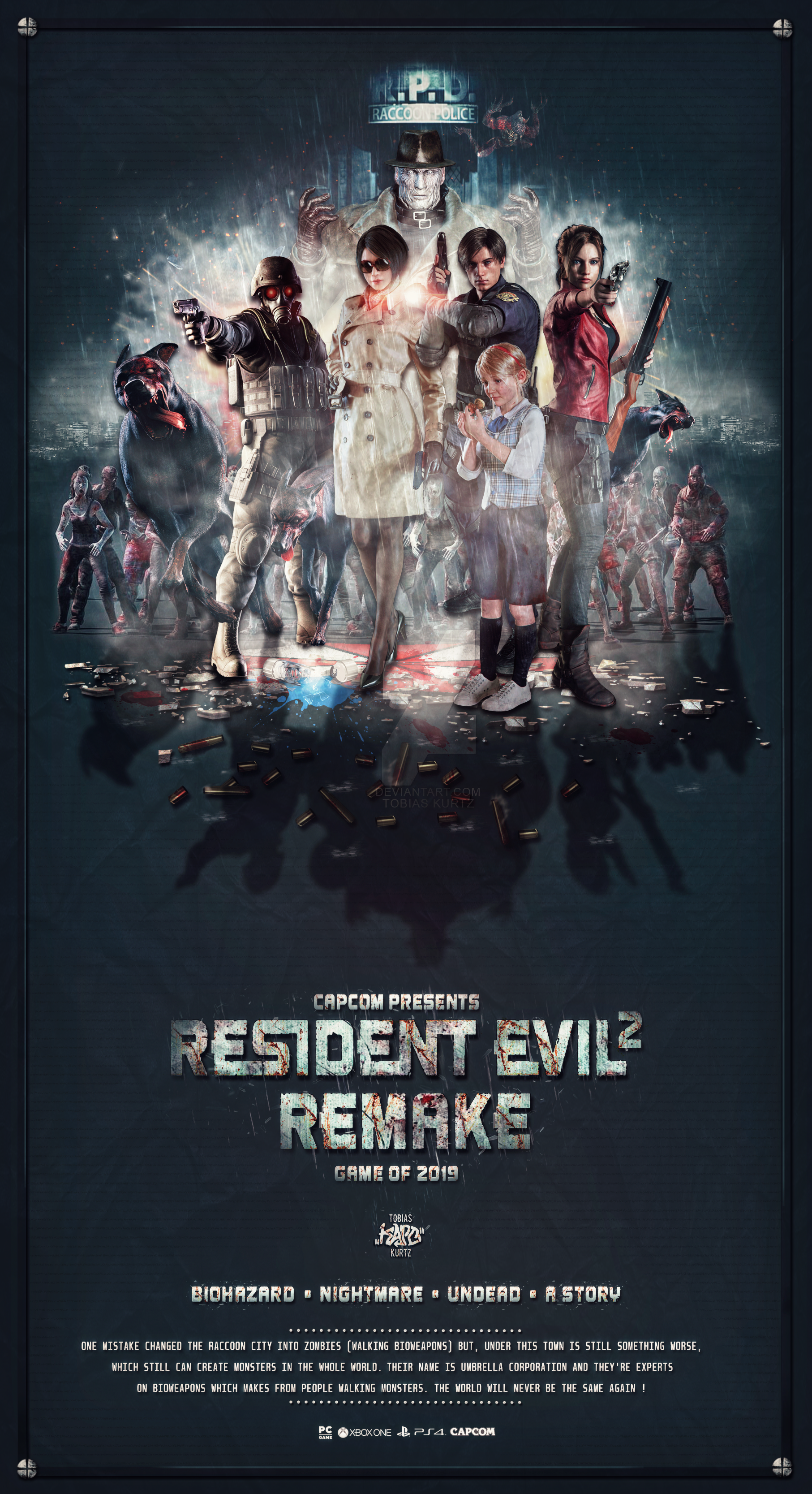 cartaz filme resident evil capcom japan by bigonekovam on DeviantArt