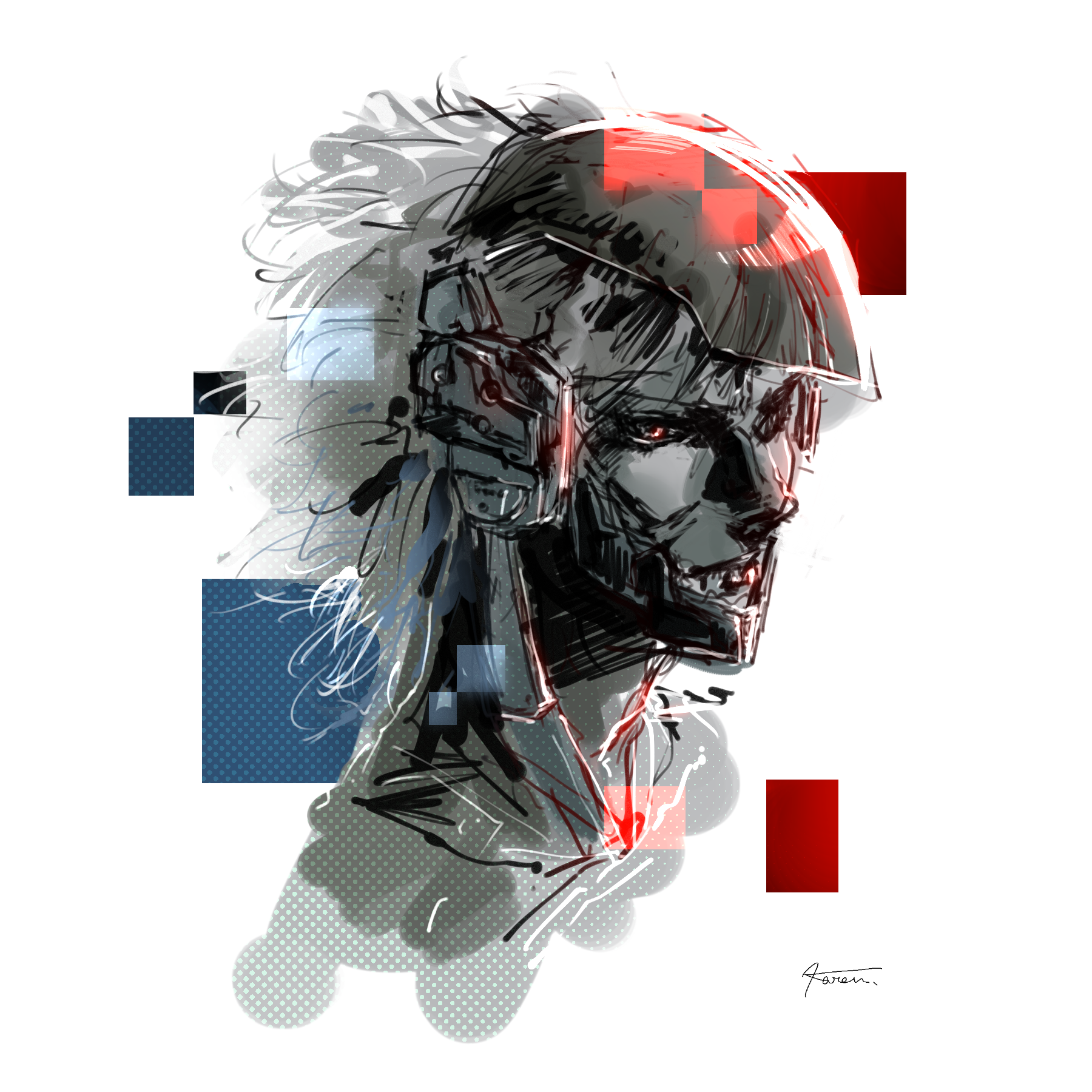 MGS4_Raiden by Karen-wd on DeviantArt