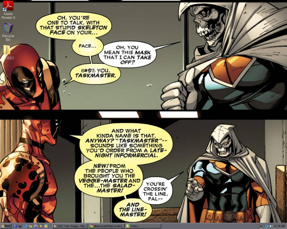 Deadpool Taskmaster Desktop by MiserysLastWhim on DeviantArt
