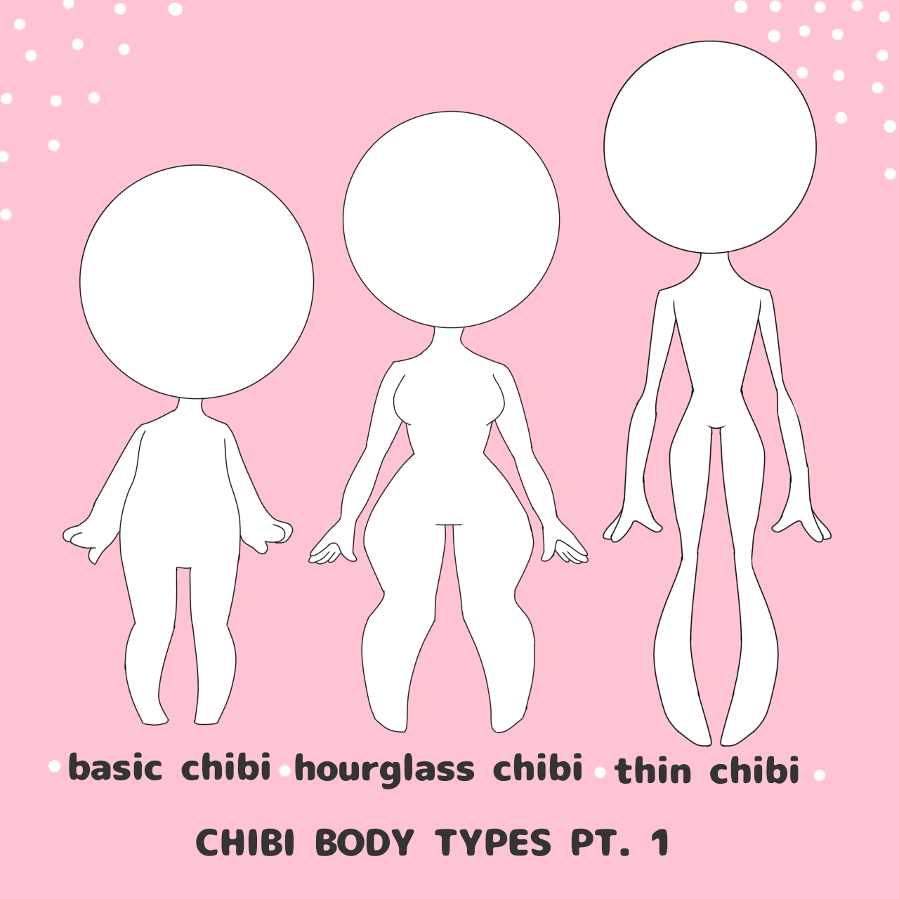 Shibi Body Base Chibi Body Types Pt 1 - ART BASES / Refs by CoraDaffodil on DeviantArt