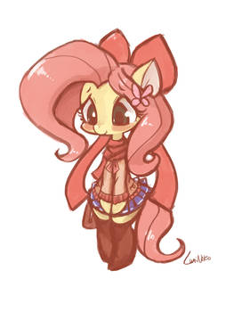 Cute Schoolgirl Flutters