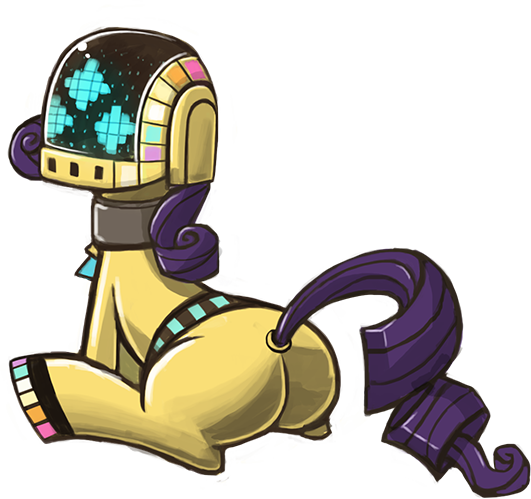 Rarity - DaftPunkSuit (30minutechallenge)