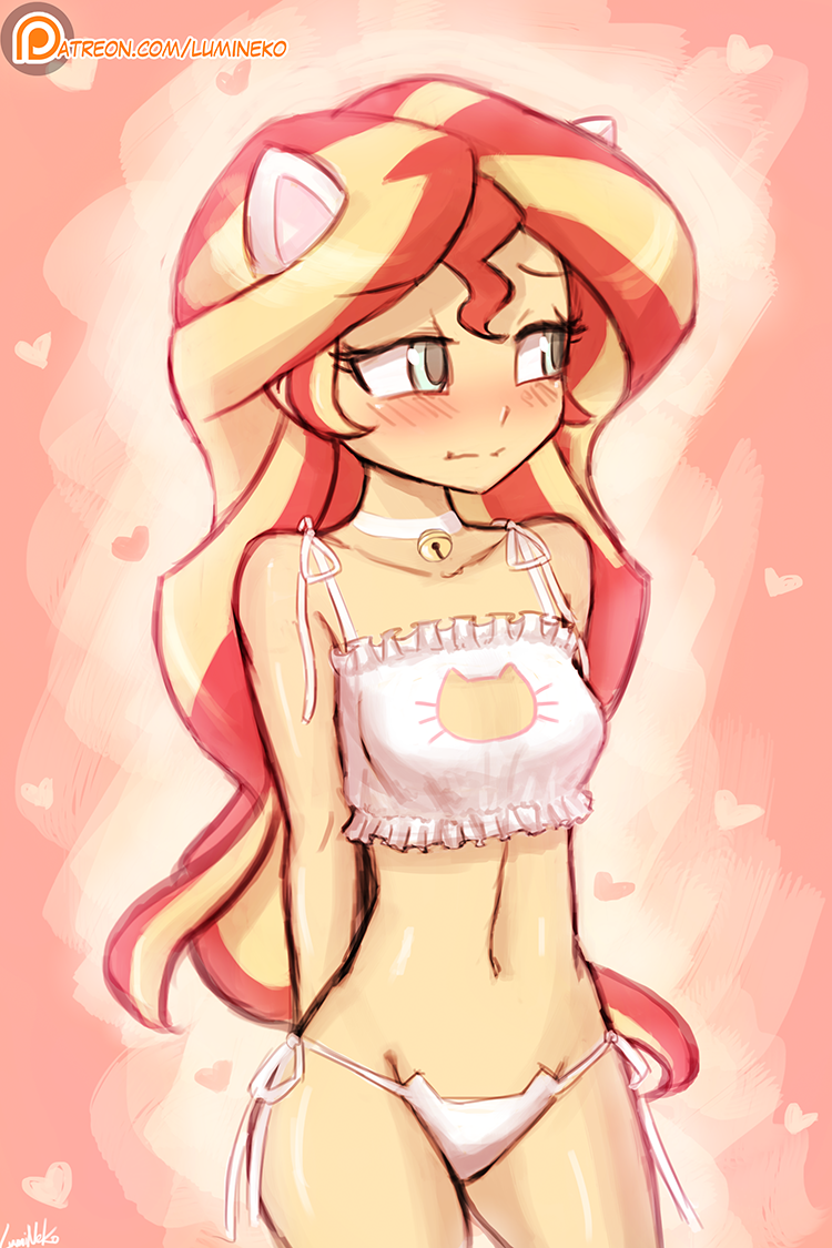 Cat lingerie - Sunset Shimmer