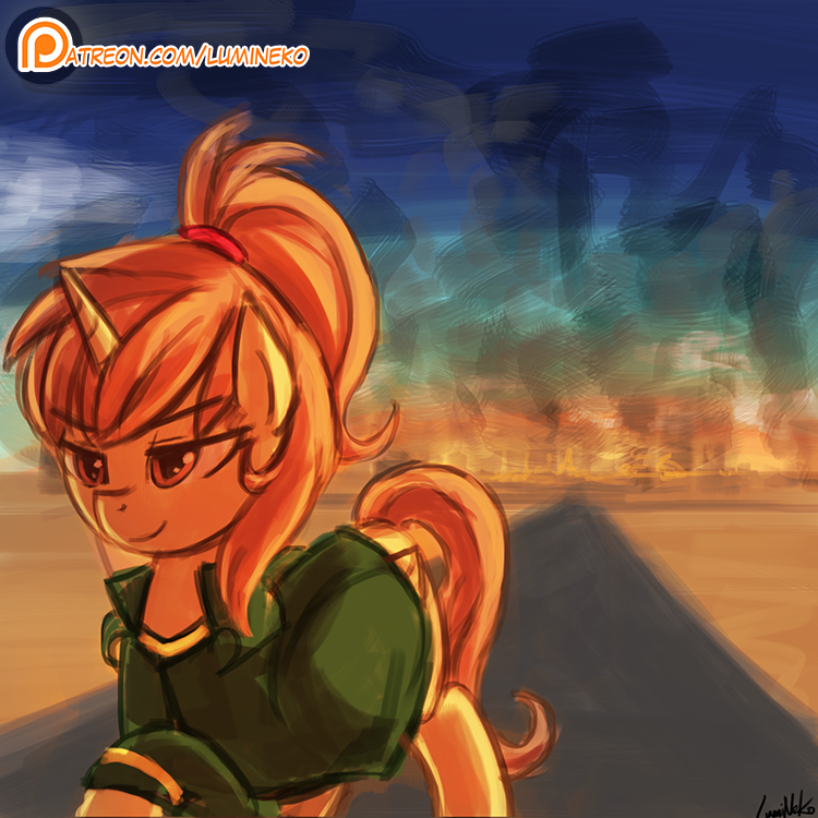 Cool ponies, don't look back