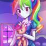 Girly Rainbow Dash