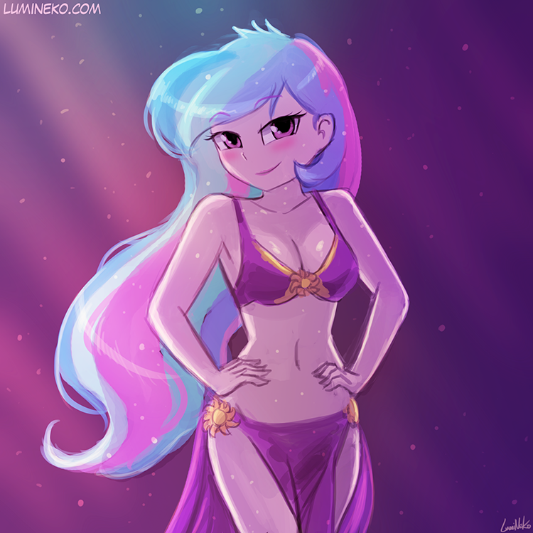 Speedpaint - Principal Celestia Bellydancer