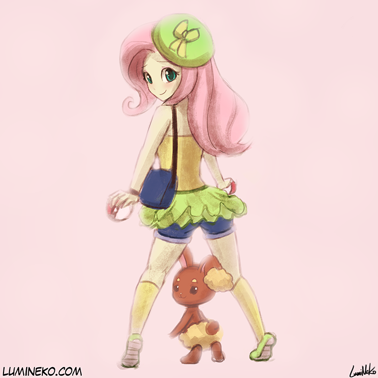 Speed Paint - Pokemon Trainer Fluttershy