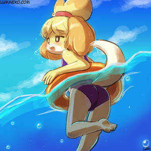 Speed Paint - Isabelle Loves Swimming
