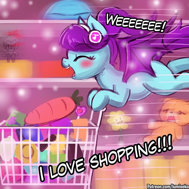 Excessive Shopping by luminaura