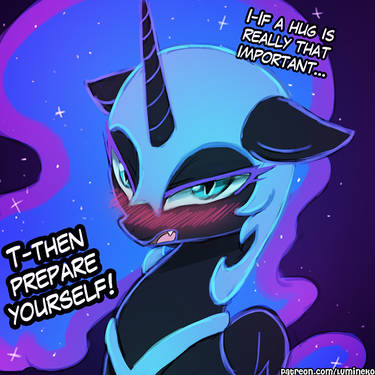 Cuddle the Nightmare Moon!