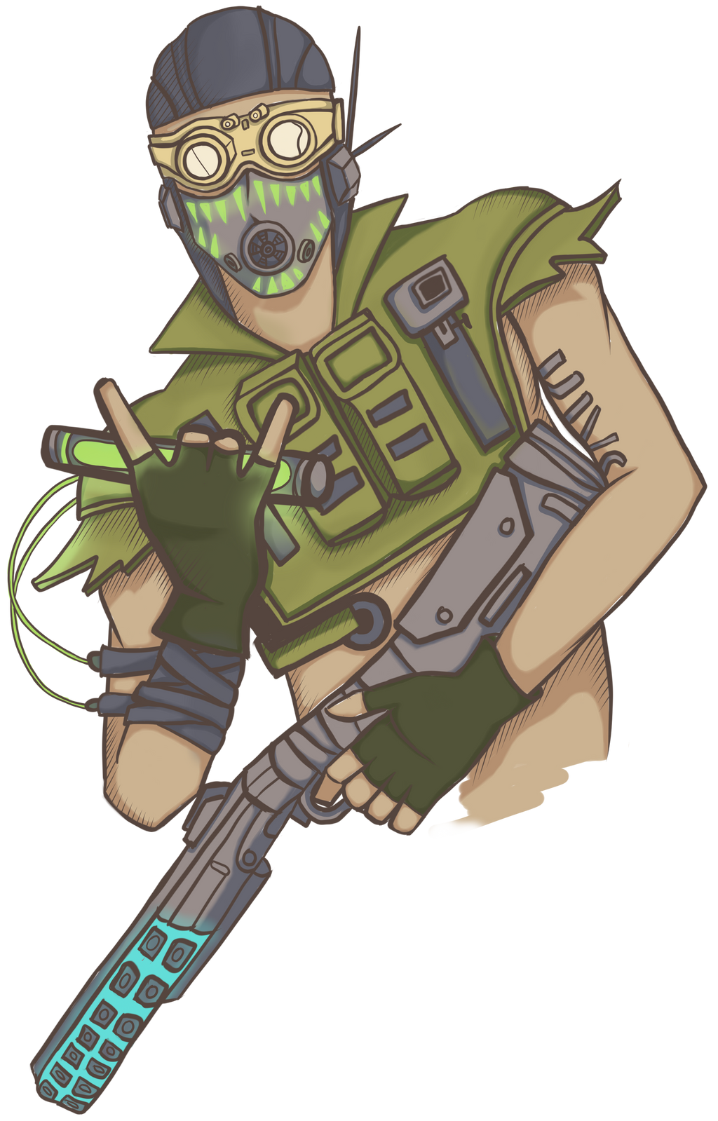 Apex Legends - OCTANE in anime style by Vsify on DeviantArt