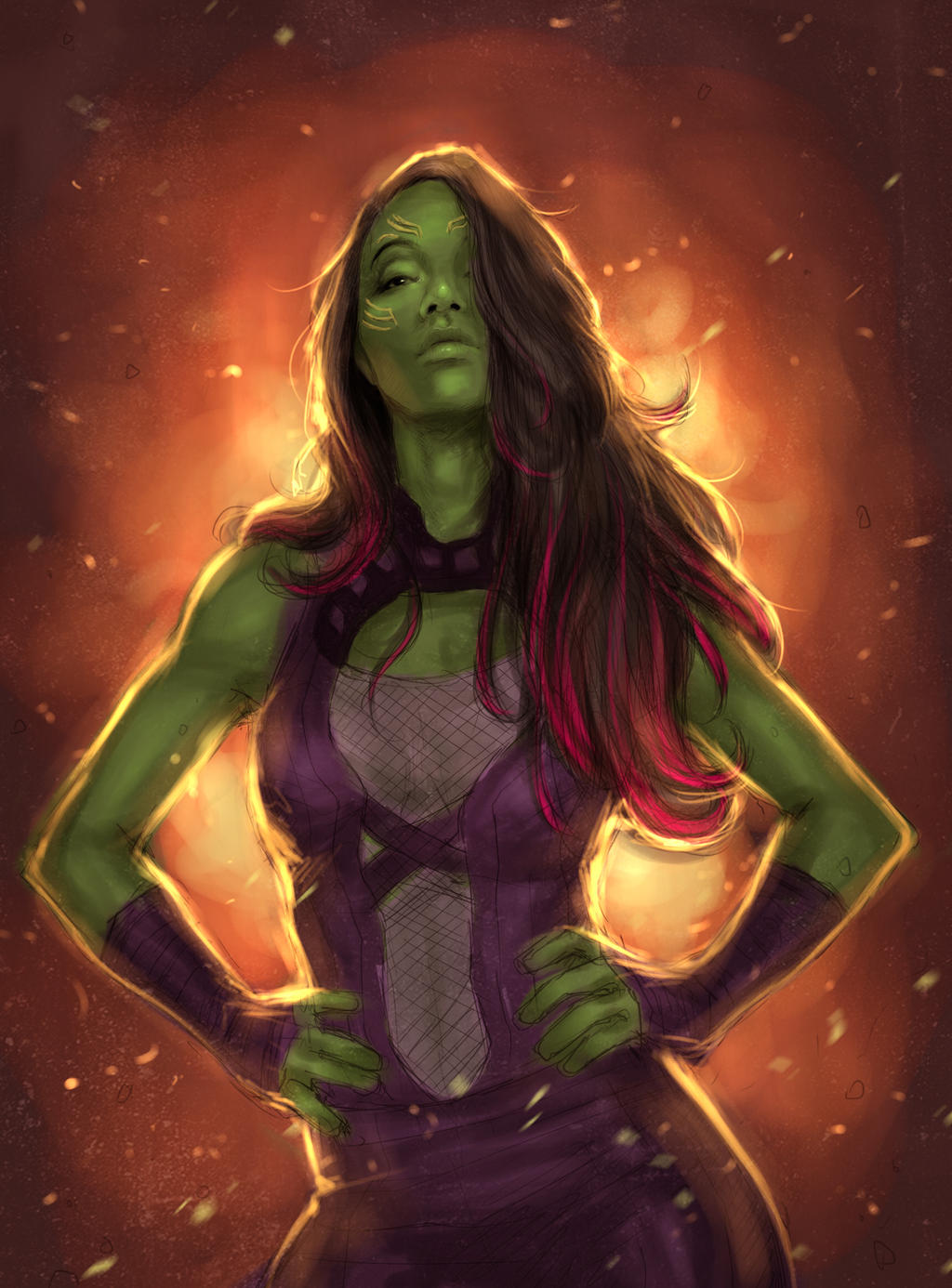 Princess Gamora Gamora guardian of the galaxy by milk00001 on DeviantArt