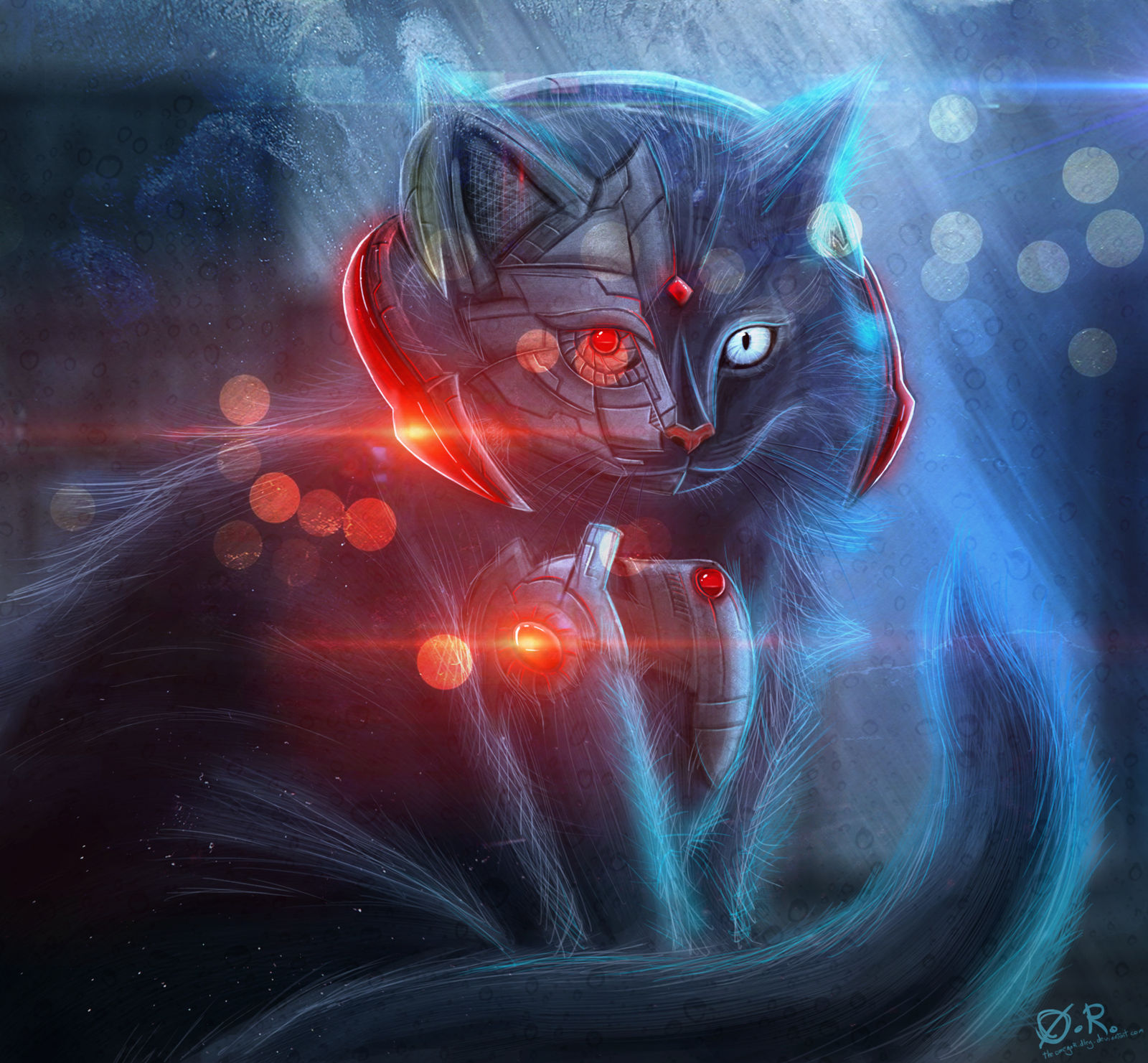 Cyper Kat Cyberkitten by TheOmegaRidley on DeviantArt