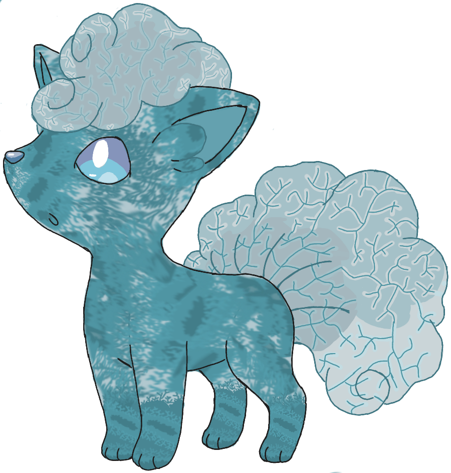 Ice Vulpix by SaharRoseKnight on DeviantArt