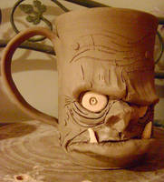 ogre beer mug- unfinished