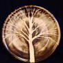 tree plate brown