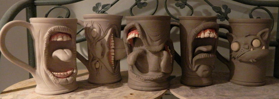 Some new mugs drying