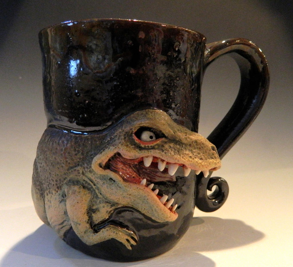 Tea-Rex Mug by thebigduluth on DeviantArt