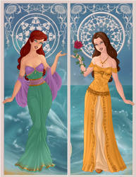 Ariel and Belle