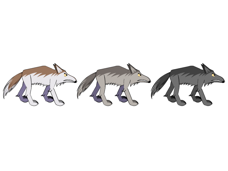 Clean Wolf Model Final Version of Wolf Models by thriller54321 on DeviantArt