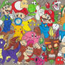 Finally finished my video game character collage. 