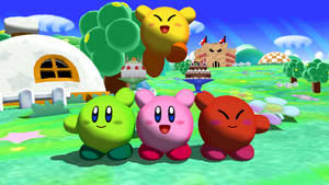 4 Kirbies and 2 Cakes