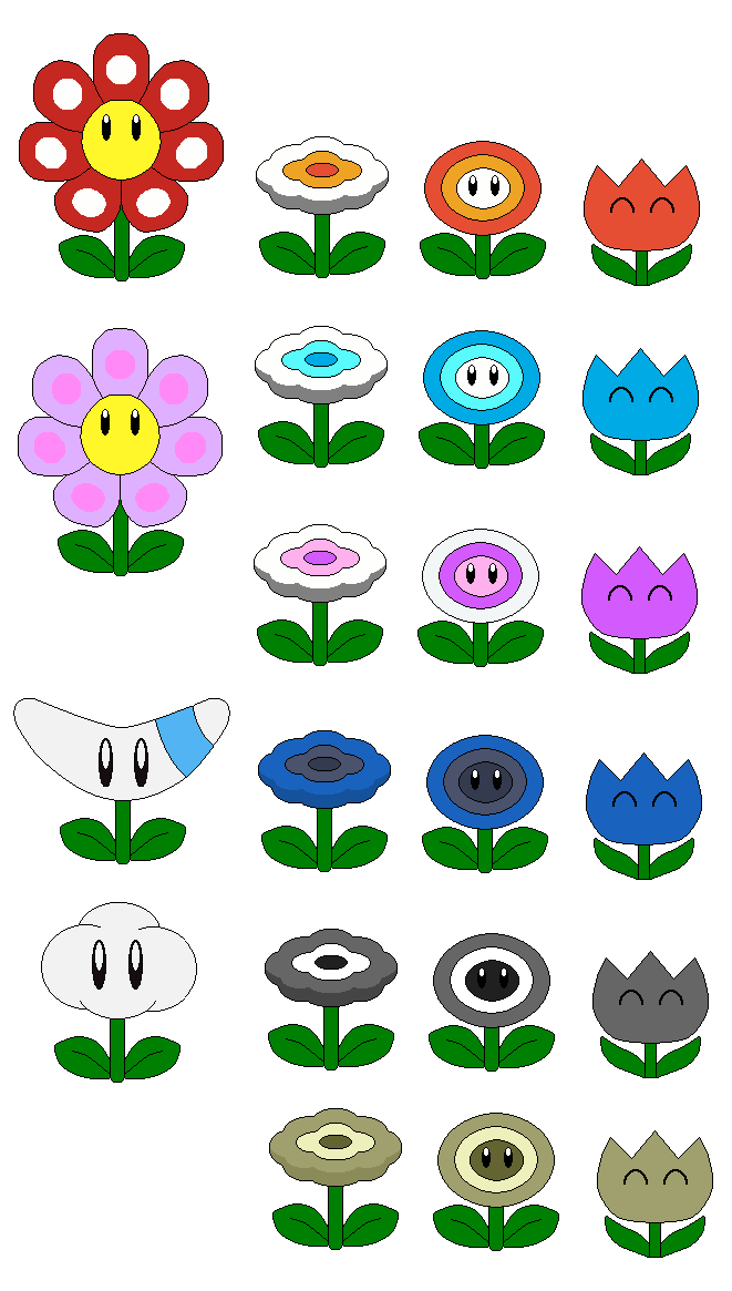 Prop Builder Flower Powerups by kasden95 on DeviantArt