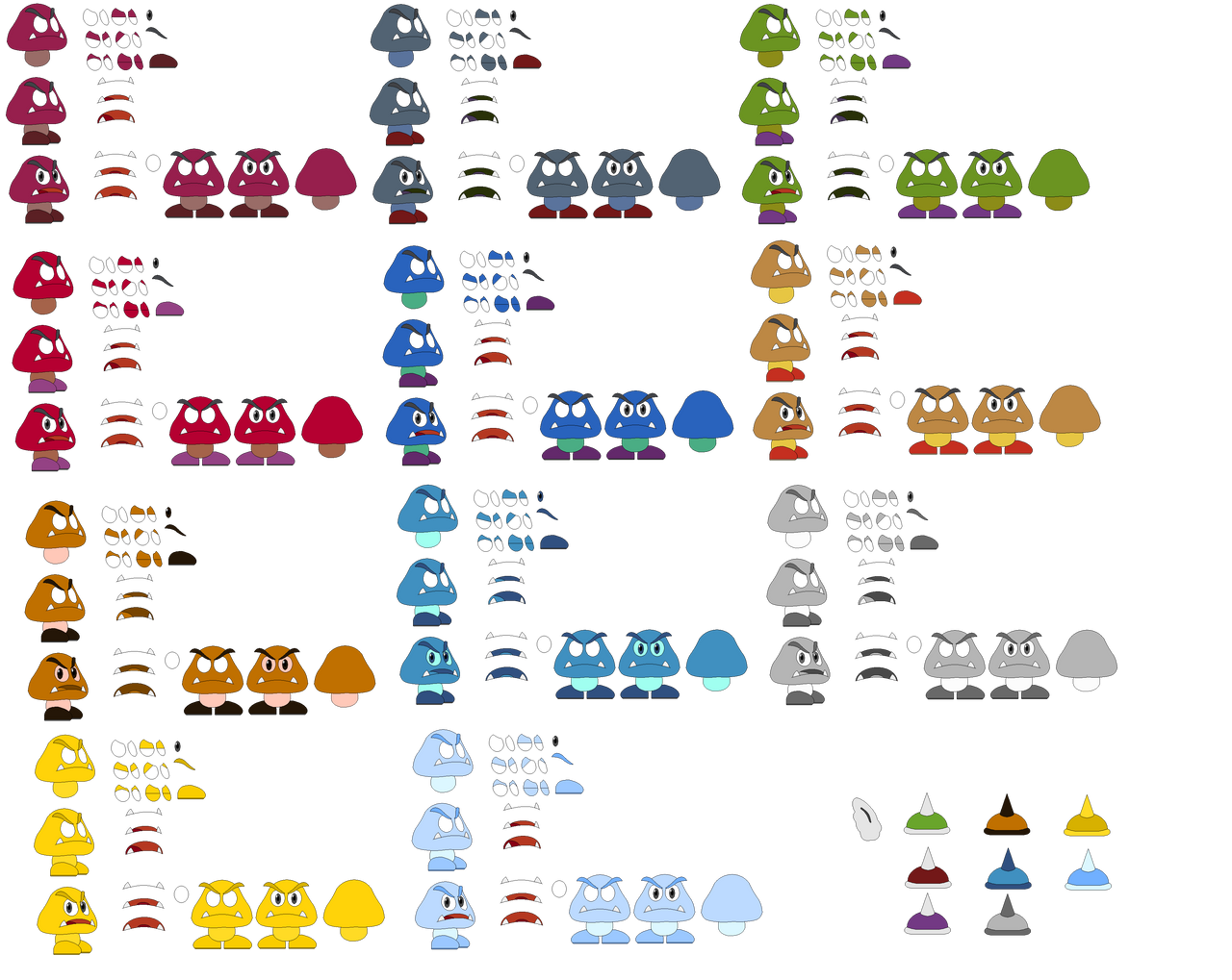 Goomba Oc Deviantart Revamped Goomba Variants Builder by kasden95 on DeviantArt