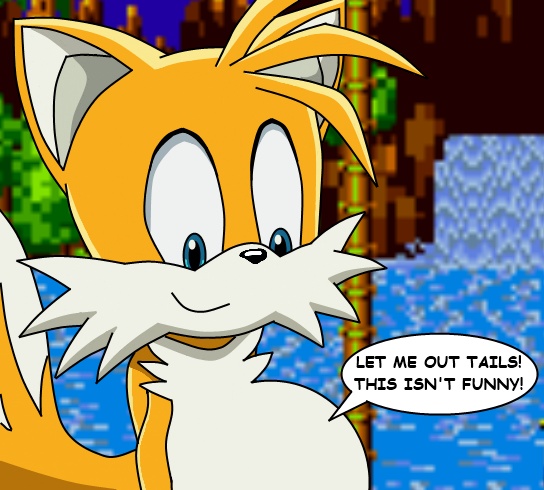 Tails ate Sonic.