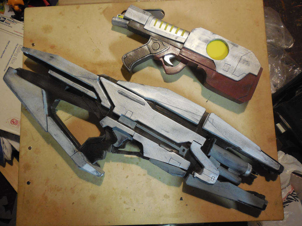 Turian Phaeston and Star Lord's Pistol