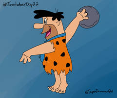 Toontober Day 22 - Fred Flintstone