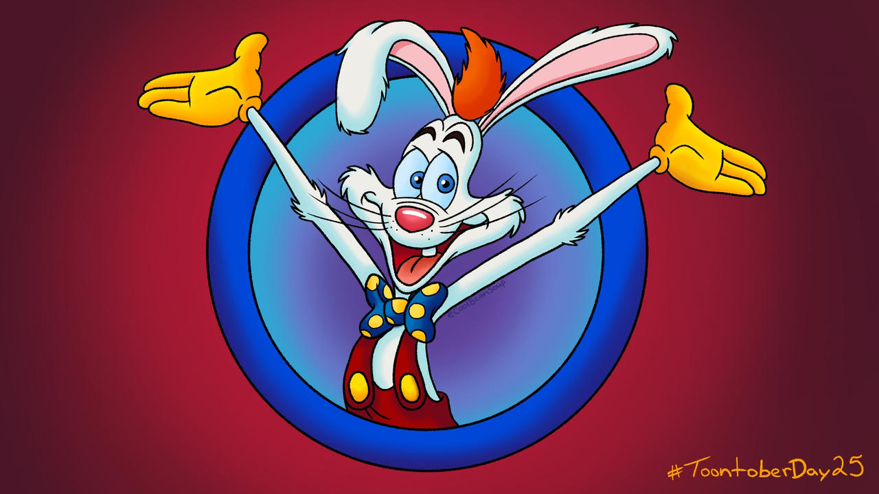 Toontober Day 25 - Roger Rabbit by TheSuperGamingArtist on DeviantArt