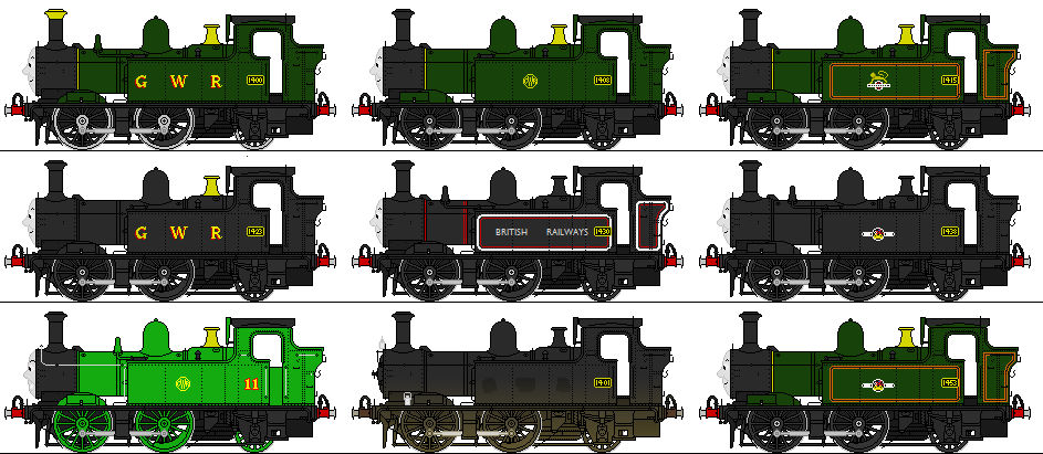 Gwr 14xx class by blueJ94tankRyan on DeviantArt