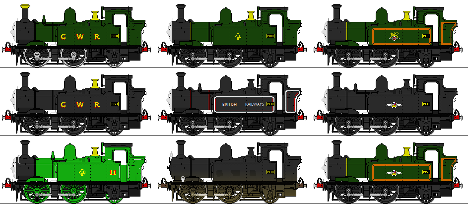 Gwr 14xx class by blueJ94tankRyan on DeviantArt