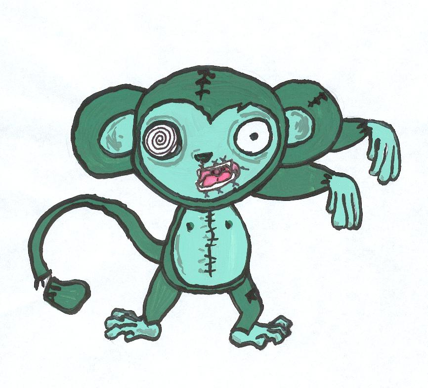 zombie monkey 2