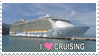 I Love Cruising stamp by Leeanix