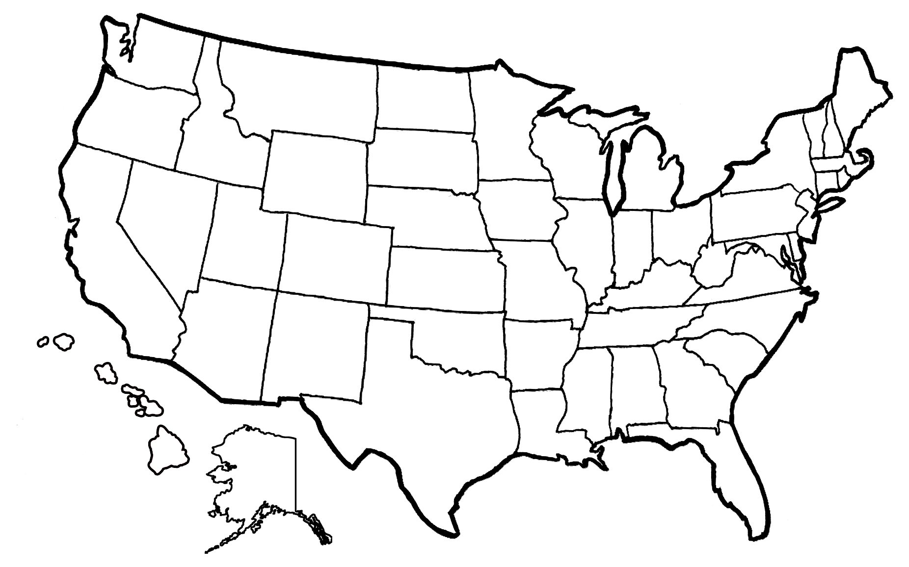 State Map Coloring Pages