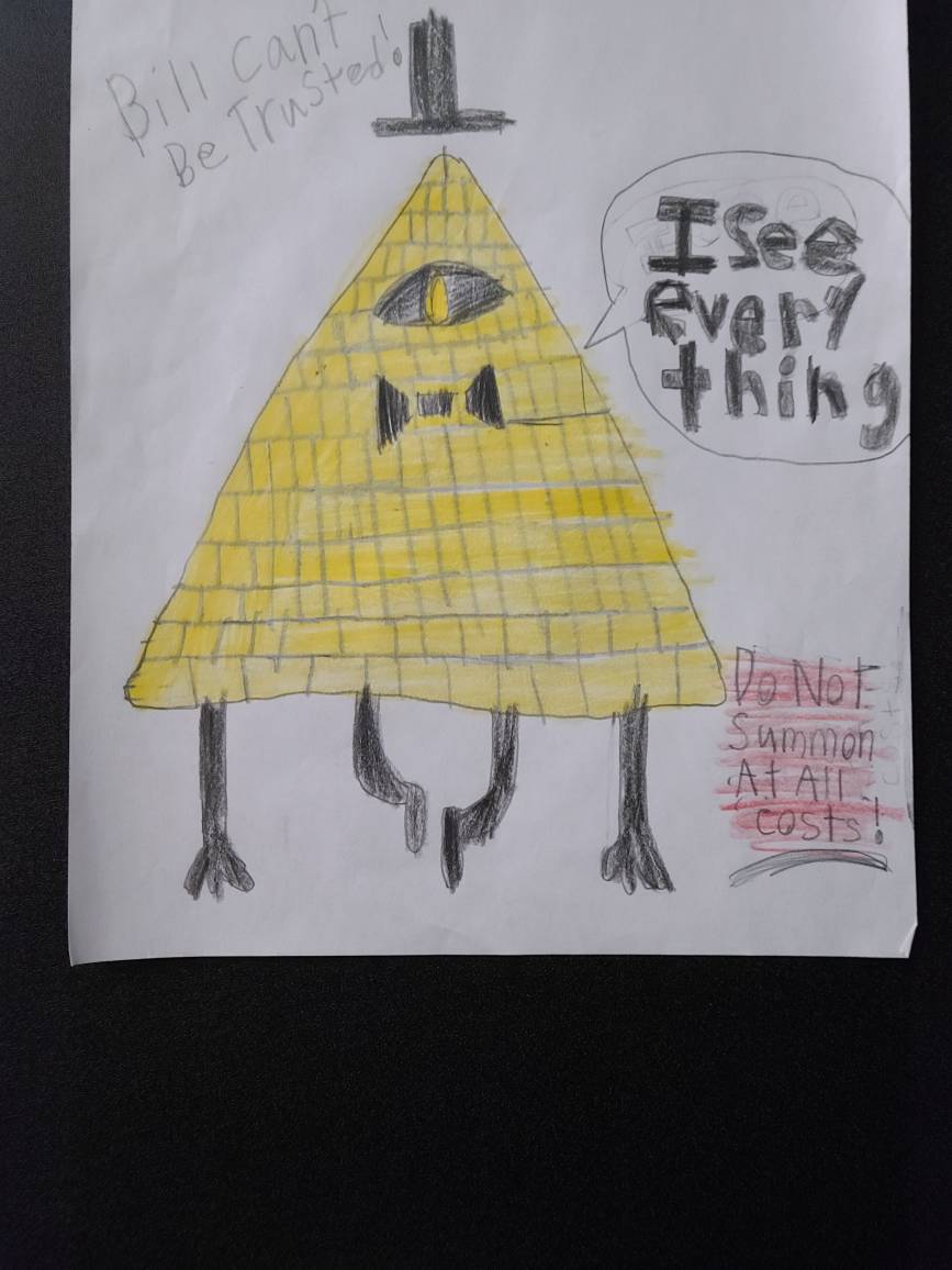 Bill cipher from gravity falls by WilliamB43R on DeviantArt